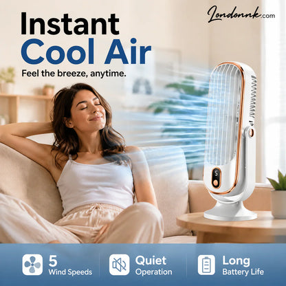 Portable Desktop Air Conditioner Fan with 5 Wind Speed
